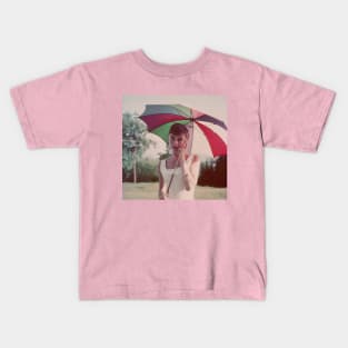 Audrey Hepburn Cute Kids T-Shirt